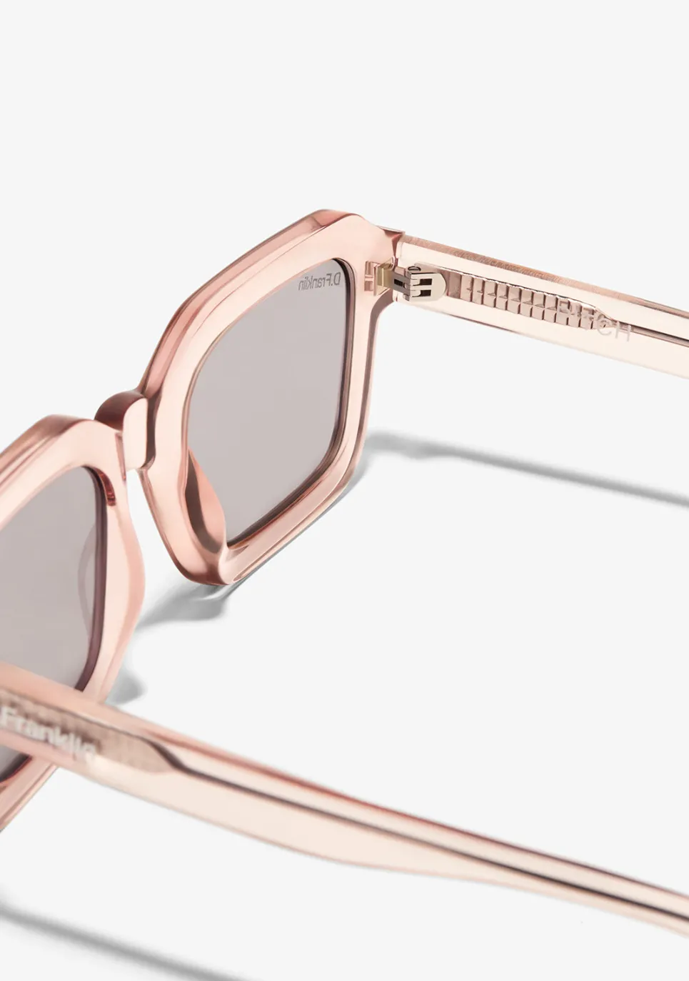 D.Franklin Pitch Pink / Smoke Black|Damen Eckige Sonnenbrillen|Eckige Sonnenbrillen