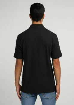 D.Franklin Polo Smiley Black|Herren T-Shirts