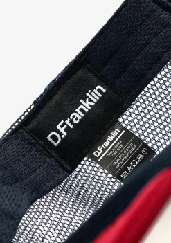 D.Franklin Puff Print Trucker Cap Navy-Red|Damen Kappen|Kappen