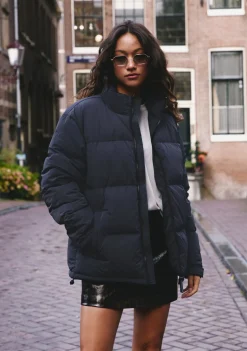 D.Franklin Puffer Jacket Navy|Damen Jacken|Jacken
