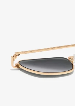 D.Franklin Quad Legacy Gold / G15|Damen Eckige Sonnenbrillen|Eckige Sonnenbrillen
