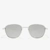 D.Franklin Quad Legacy Silver / Silver|Damen Eckige Sonnenbrillen|Eckige Sonnenbrillen