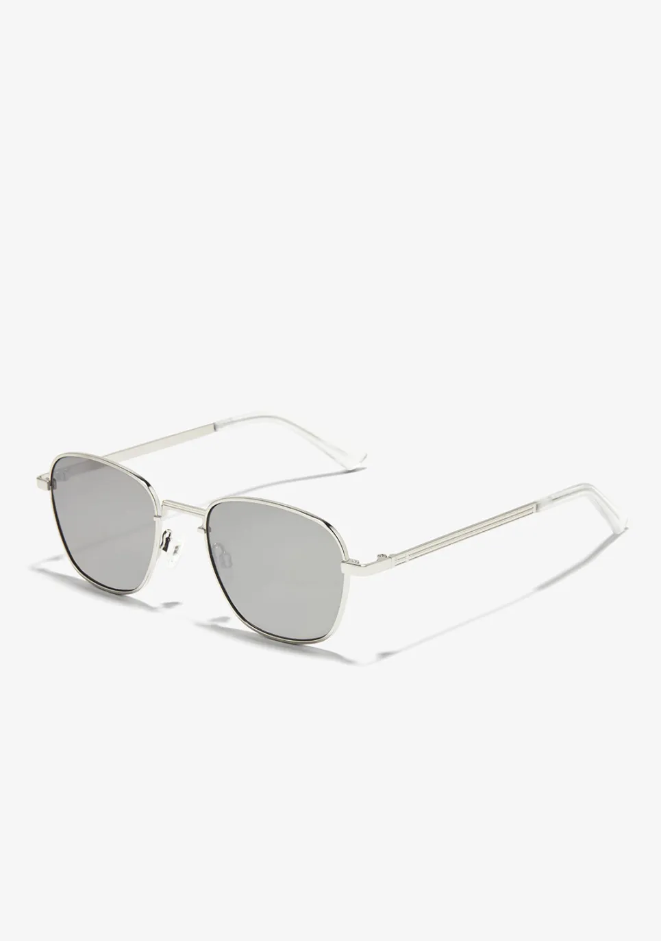 D.Franklin Quad Legacy Silver / Silver|Damen Eckige Sonnenbrillen|Eckige Sonnenbrillen