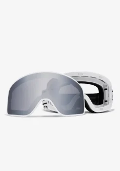D.Franklin Range White White / Silver|Damen Sport-Sonnenbrillen|Sport-Sonnenbrillen
