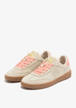 D.Franklin Rebel Basic Flag Beige|Damen Sneakers