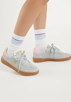 D.Franklin Rebel Basic Flag Light Blue|Damen Sneakers