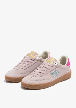 D.Franklin Rebel Basic Flag Light Pink|Damen Sneakers