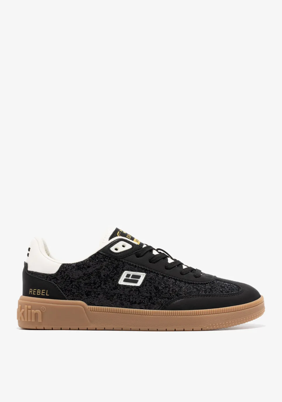 D.Franklin Rebel Glitter Black|Damen Sneakers