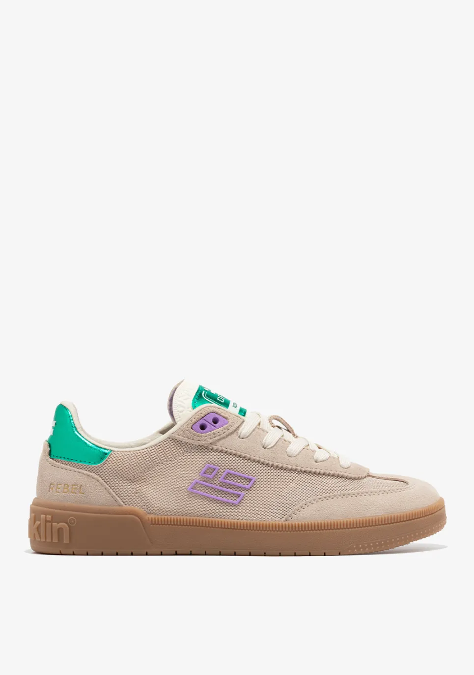 D.Franklin Rebel Mesh Flag Beige|Damen Sneakers