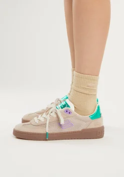 D.Franklin Rebel Mesh Flag Beige|Damen Sneakers