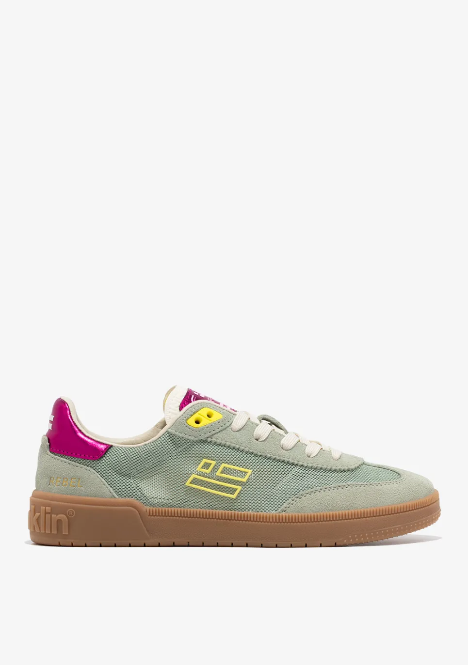D.Franklin Rebel Mesh Flag Khaki|Damen Sneakers