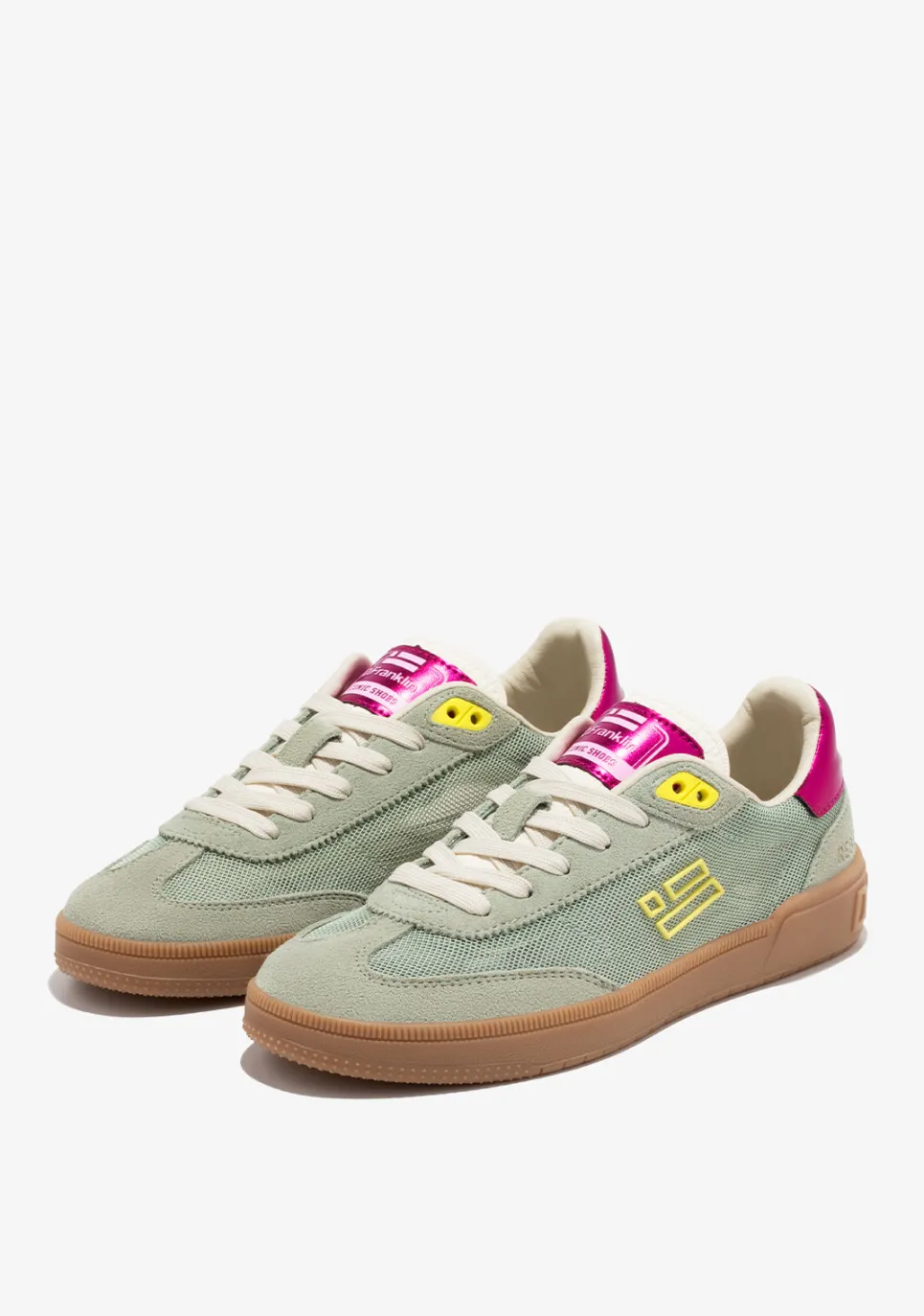 D.Franklin Rebel Mesh Flag Khaki|Damen Sneakers