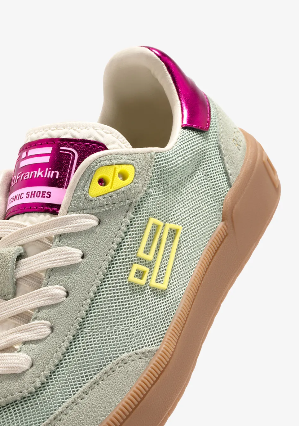 D.Franklin Rebel Mesh Flag Khaki|Damen Sneakers
