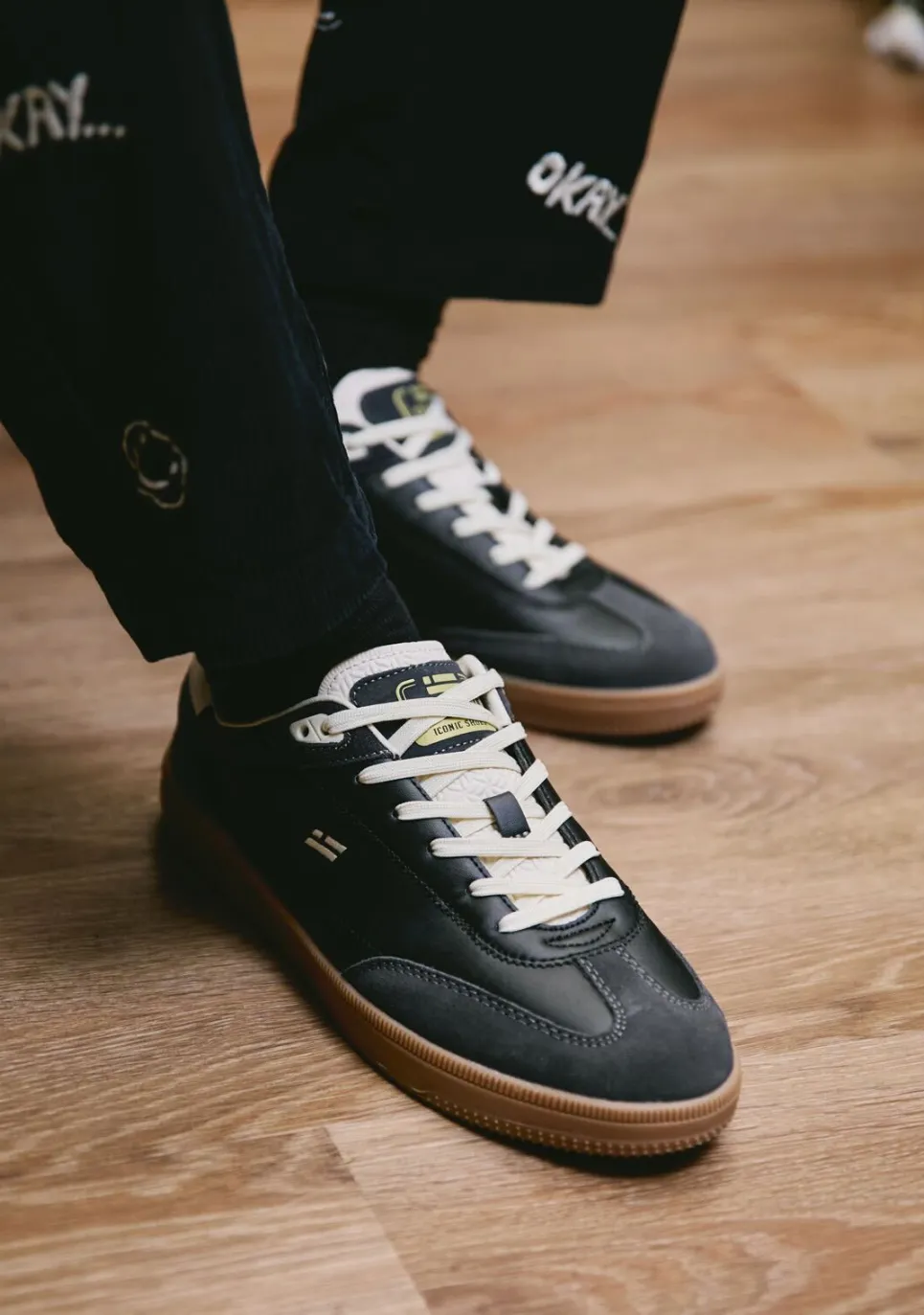 D.Franklin Rebel Micro Black|Damen Sneakers|Sneakers