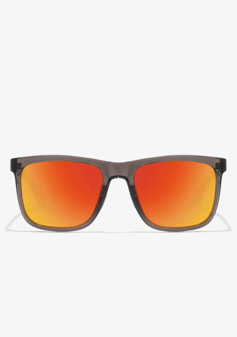 D.Franklin Rift Trans Dark Grey / Red Revo|Damen Sport-Sonnenbrillen|Eckige Sonnenbrillen