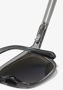 D.Franklin Rift Trans Grey / Blue Revo|Damen Sport-Sonnenbrillen|Eckige Sonnenbrillen