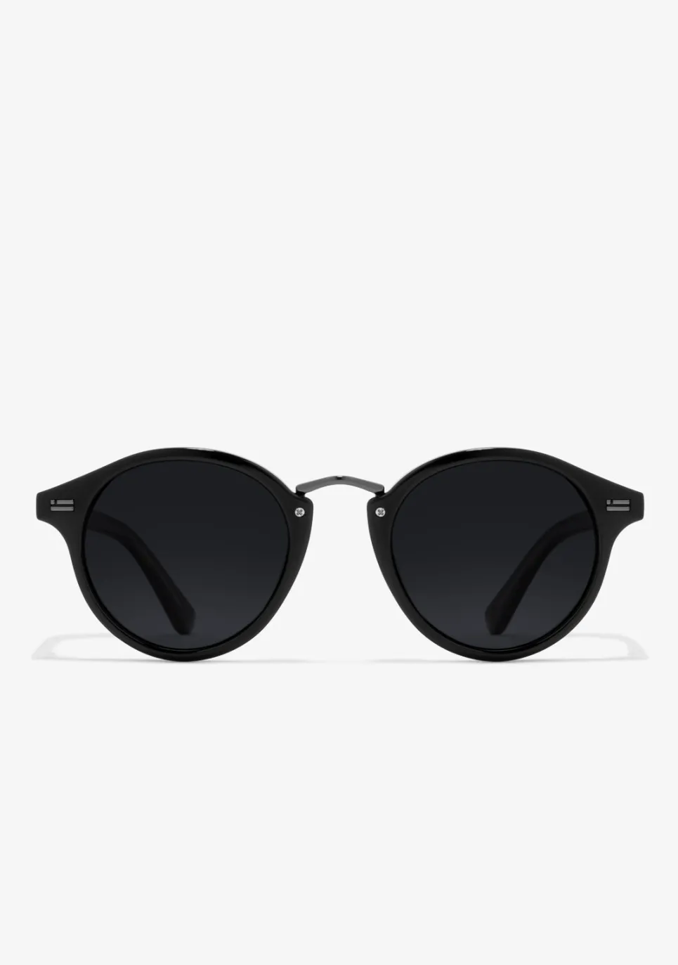 D.Franklin Roller Round V2 Full Black|Damen Runde Sonnenbrillen|Polarisierte Sonnenbrillen