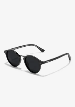 D.Franklin Roller Round V2 Full Black|Damen Runde Sonnenbrillen|Polarisierte Sonnenbrillen
