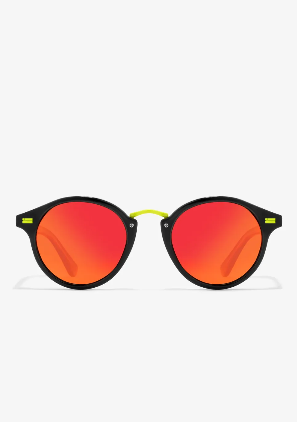 D.Franklin Roller Round V2 Limited Black|Damen Runde Sonnenbrillen|Polarisierte Sonnenbrillen