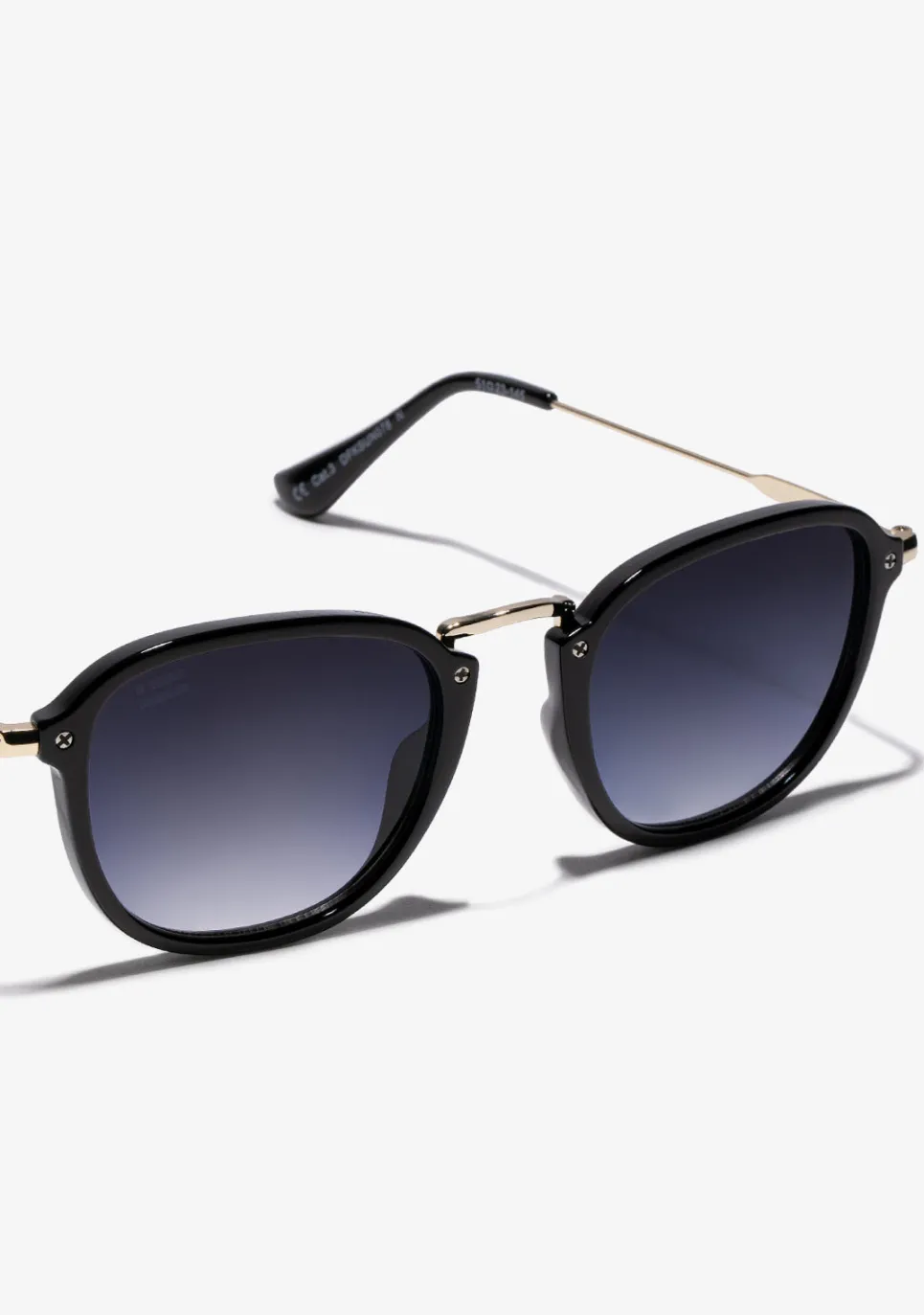 D.Franklin Roller SQ Black / Grad Black|Damen Eckige Sonnenbrillen|Eckige Sonnenbrillen