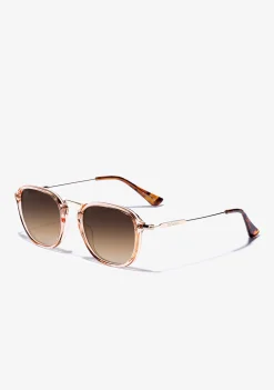 D.Franklin Roller SQ Champagne / Grad Brown|Damen Eckige Sonnenbrillen|Eckige Sonnenbrillen