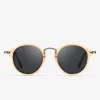 D.Franklin Roller TR90 Amber / Black|Damen Runde Sonnenbrillen|Runde Sonnenbrillen