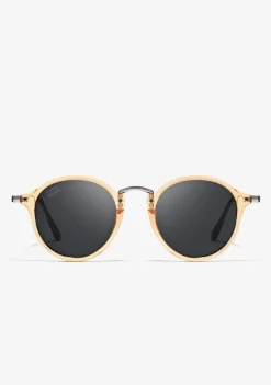 D.Franklin Roller TR90 Amber / Black|Damen Runde Sonnenbrillen|Runde Sonnenbrillen