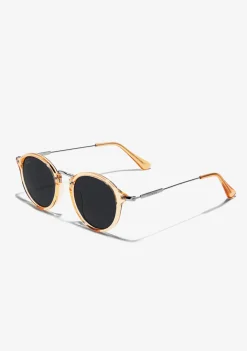D.Franklin Roller TR90 Amber / Black|Damen Runde Sonnenbrillen|Runde Sonnenbrillen