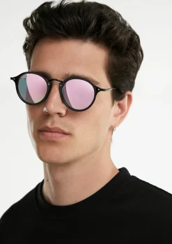 D.Franklin Roller TR90 Black / Pink|Damen Runde Sonnenbrillen