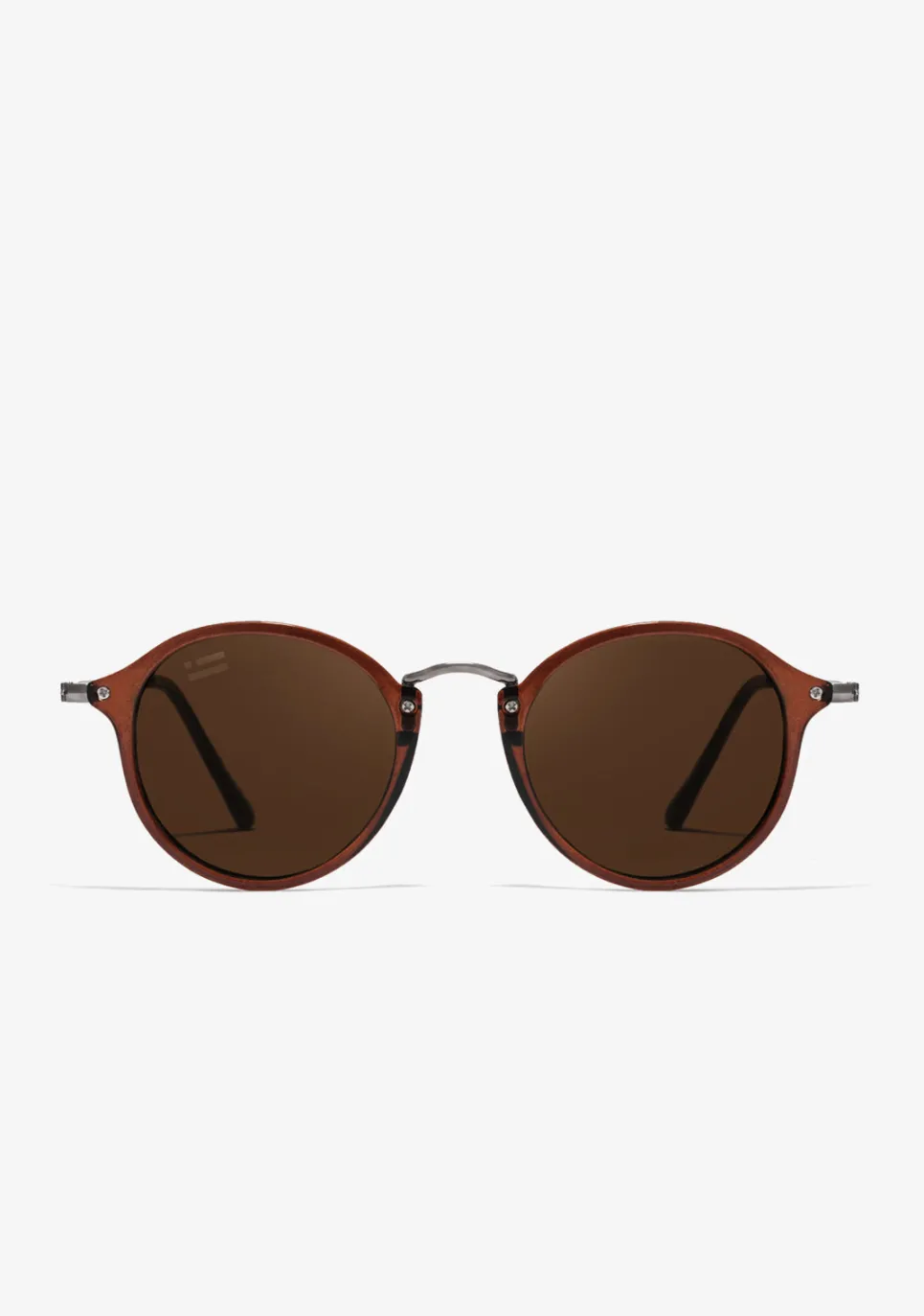 D.Franklin Roller TR90 Trans / Brown|Damen Runde Sonnenbrillen|Runde Sonnenbrillen