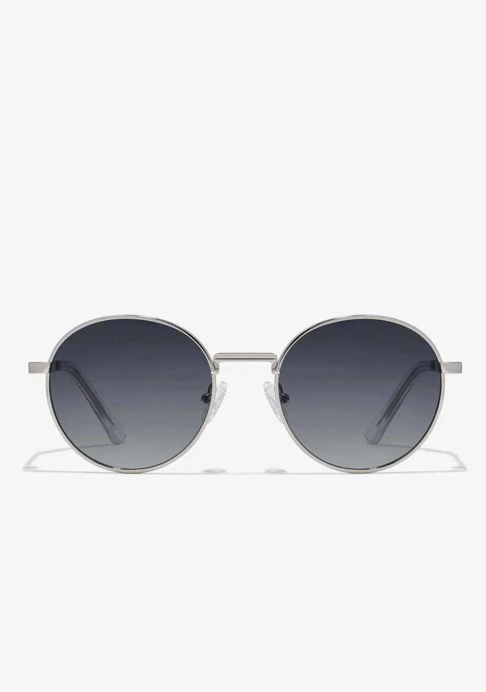 D.Franklin Round Legacy Silver / Gradient Grey|Damen Runde Sonnenbrillen|Runde Sonnenbrillen