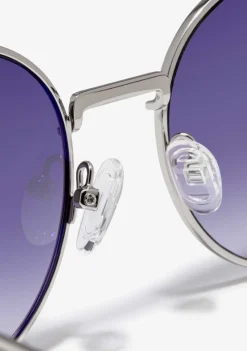 D.Franklin Round Legacy Silver / Gradient Grey|Damen Runde Sonnenbrillen|Runde Sonnenbrillen