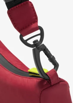 D.Franklin Round Nylon Crossbody Bag Red + Custom Set Lime|Damen Taschen