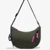 D.Franklin Round Nylon Crossbody Bag Green + Custom Set Fuchsia|Damen Taschen