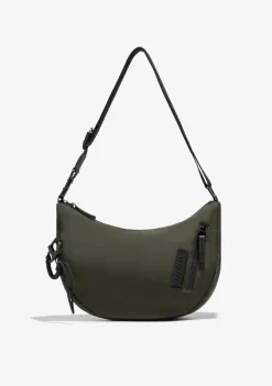 D.Franklin Round Nylon Crossbody Bag Green + Custom Set Fuchsia|Damen Taschen