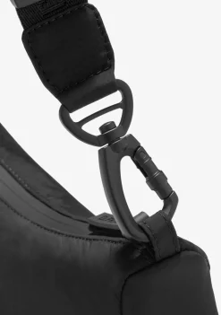 D.Franklin Round Nylon Crossbody Bag Black|Damen Taschen