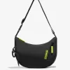 D.Franklin Round Nylon Crossbody Bag Black + Custom Set Lime|Damen Taschen