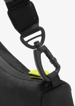 D.Franklin Round Nylon Crossbody Bag Black + Custom Set Lime|Damen Taschen