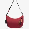 D.Franklin Round Nylon Crossbody Bag Red + Custom Set Orange|Damen Taschen
