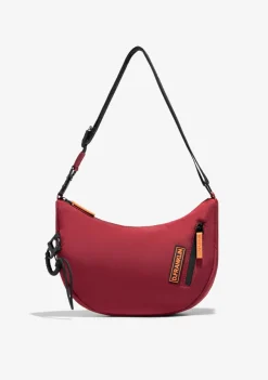 D.Franklin Round Nylon Crossbody Bag Red + Custom Set Orange|Damen Taschen