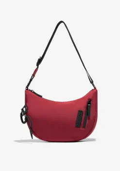 D.Franklin Round Nylon Crossbody Bag Red + Custom Set Orange|Damen Taschen
