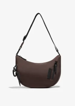 D.Franklin Round Nylon Crossbody Bag Brown + Custom Set Fuchsia|Damen Taschen