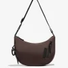 D.Franklin Round Nylon Crossbody Bag Brown|Damen Taschen