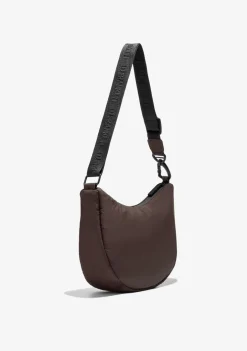 D.Franklin Round Nylon Crossbody Bag Brown|Damen Taschen