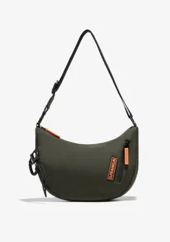 D.Franklin Round Nylon Crossbody Bag Green + Custom Set Orange|Damen Taschen