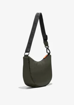 D.Franklin Round Nylon Crossbody Bag Green + Custom Set Orange|Damen Taschen