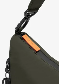D.Franklin Round Nylon Crossbody Bag Green + Custom Set Orange|Damen Taschen