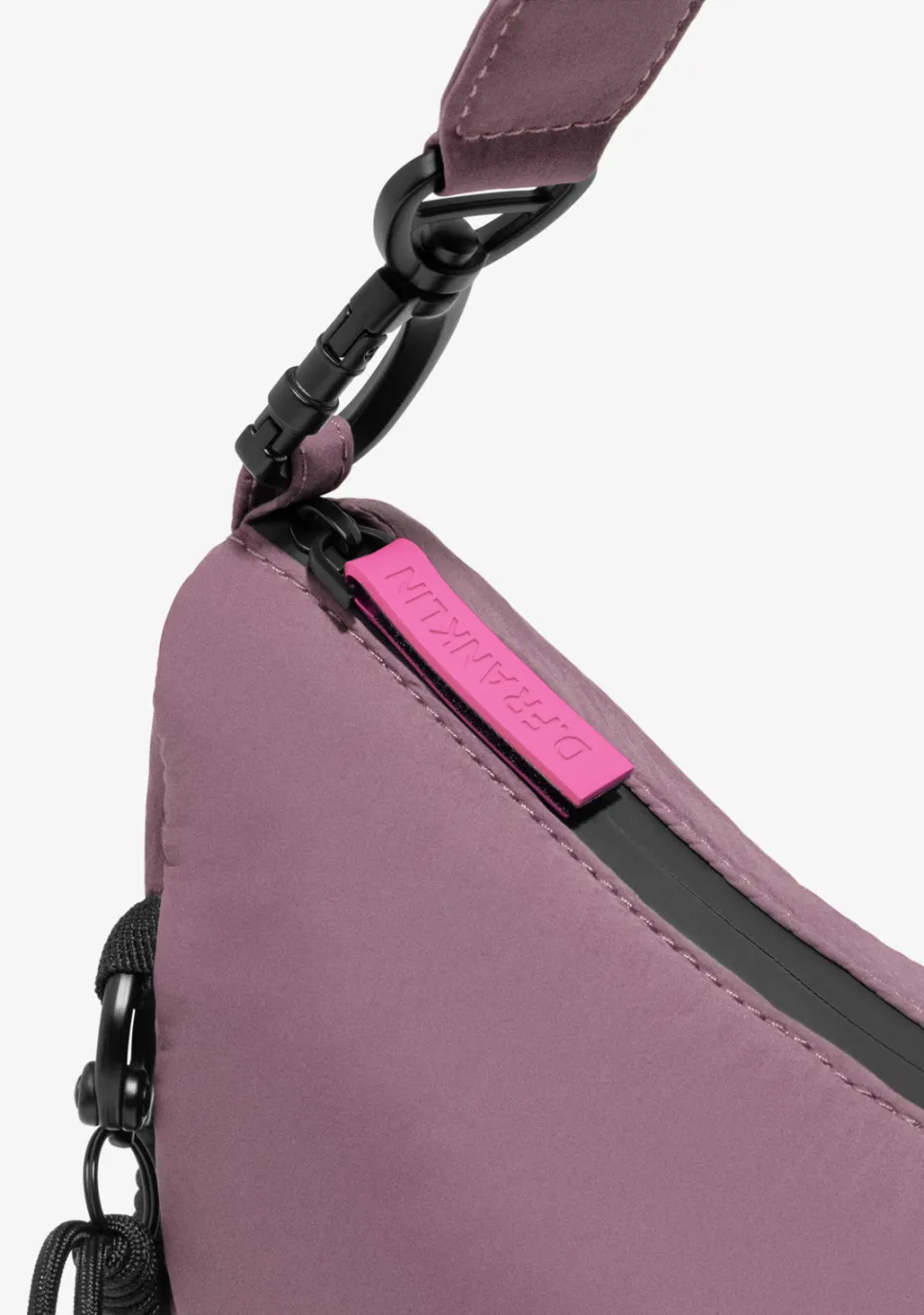D.Franklin Round Nylon Crossbody Bag Pink + Custom Set Fuchsia|Damen Taschen