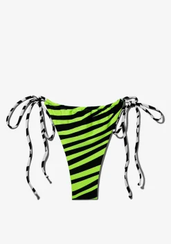 D.Franklin Samoa Bottom Zebra Lime|Damen Bikinis Und Einteiler