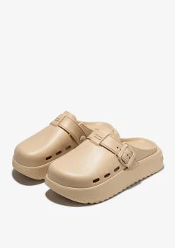 D.Franklin Sonax Clog Beige|Damen Sandalen